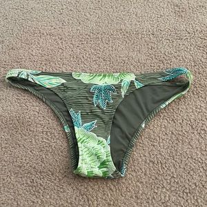 Aerie green cheekier bikini bottoms - size large